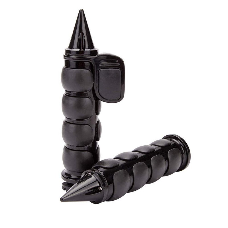 MISS MOLY Pair of 1" Dual Black Motorcycle Bar End Hand Grips Handlebar Compatible with Cruisers Harley Yamaha Suzuki - Image 5